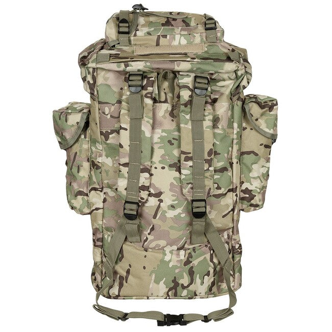 MFH MOLLE Σακίδιο Πλάτης 65L, Αλουμινένια Ράβδος, Op.-Camo