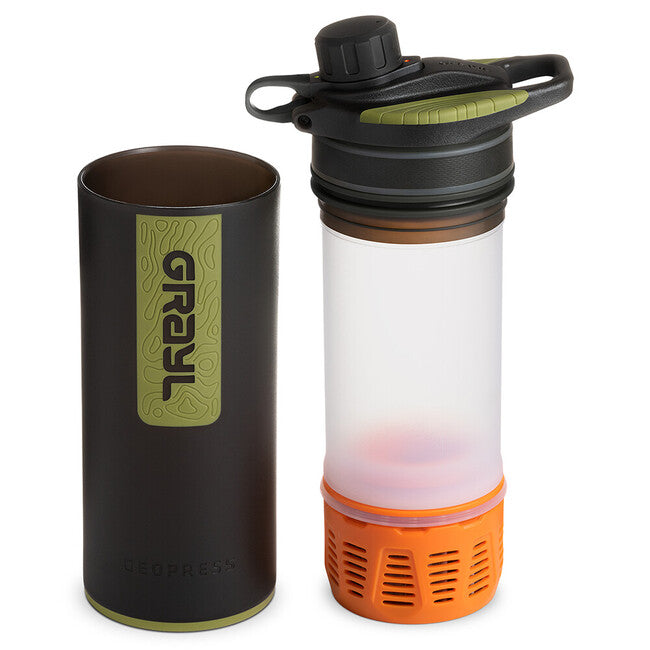 GRAYL Geopress Purifier Φιάλη Φιλτραρίσματος 710 ml, black camo