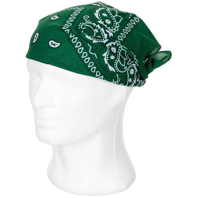 MFH Μαντήλι Βαμβάκι, OD green-black, περ. 55 x 55 cm