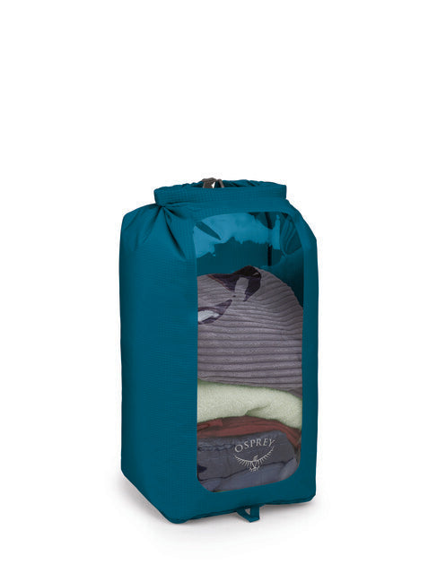 OSPREY DRY SACK 35 W/WINDOW αδιάβροχη τσάντα, waterfront blue