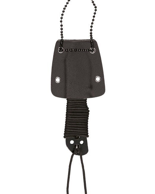 Mil-Tec Μαχαίρι Λαιμού PARACORD με Πλαστική Θήκη σε Αλυσίδα