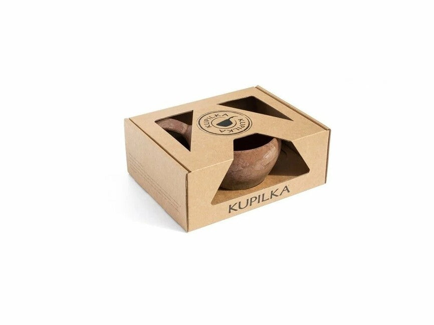Kupilka Σετ Σκευών με Κούπα 370 ml, καφέ