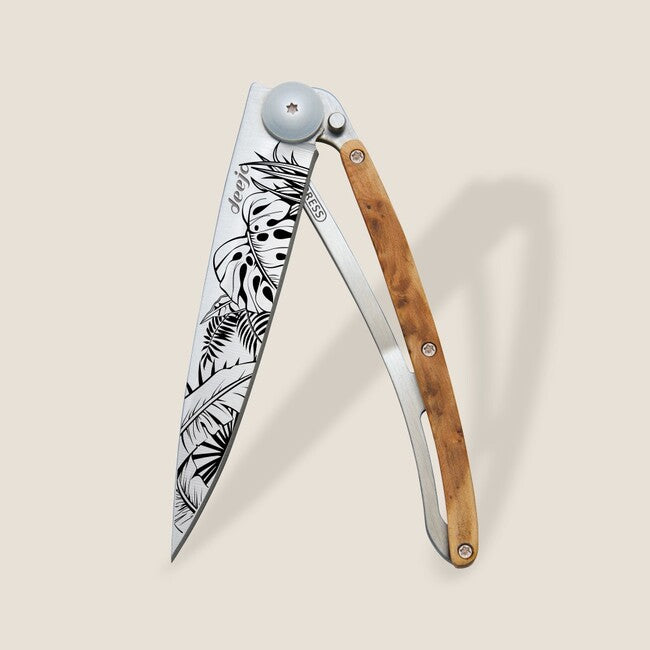 Deejo Tattoo Μαχαίρι Πτυσσόμενο Wood Jungle