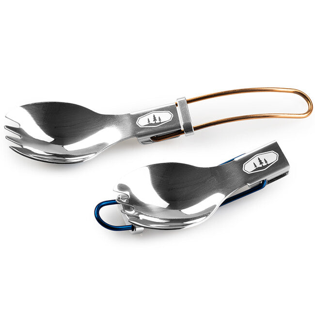 GSI Outdoors Glacier Folding Spork πτυσσόμενο κουτάλι-πιρούνι, πορτοκαλί