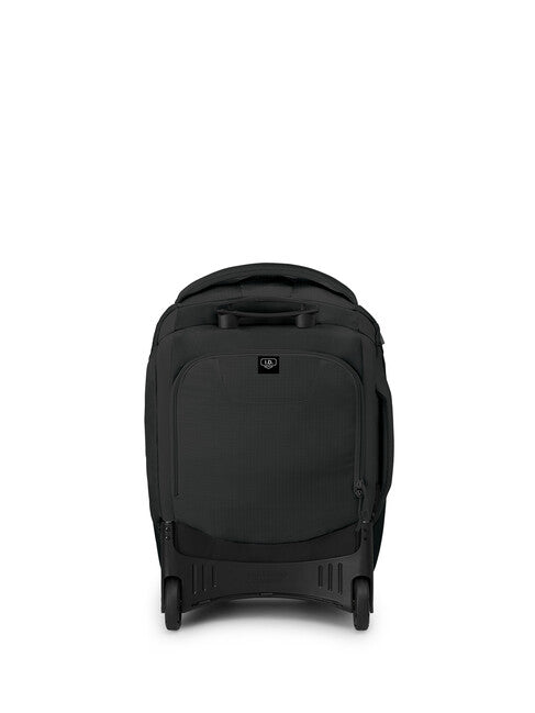 OSPREY SHUTTLE 45 τσάντα ταξιδίου με ροδάκια, μαύρη