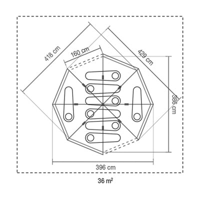 Coleman Octagon BlackOut Σκηνή για 8 άτομα