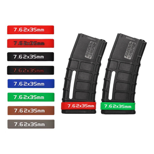 Leguon Torque 7.62 mm λαστιχένια ταινία δεδομένου ταυτότητας περιοδικού, κόκκινο-μαύρο