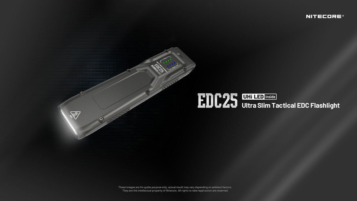 Nitecore EDC25 Επαναφορτιζόμενος Φακός