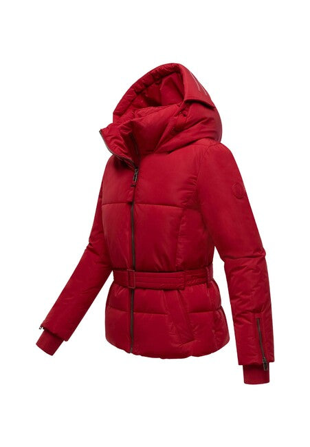 Marikoo Aleyna16 zimska jakna ženski s kapuco, deep red