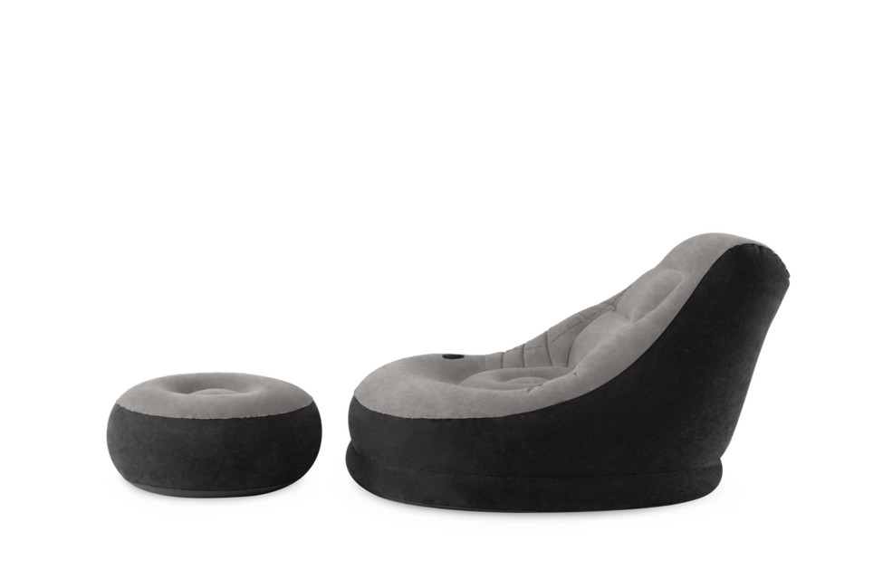 Intex Ultra Lounge άνετη φουσκωτή πολυθρόνα με υποπόδιο