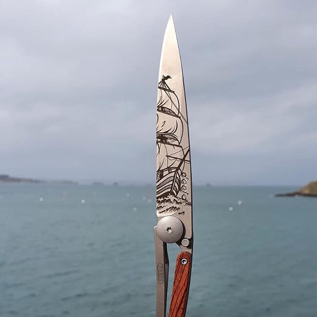 Deejo Tattoo Corsair Σουγιάς Κλειστής με Κουκούλα Coralwood