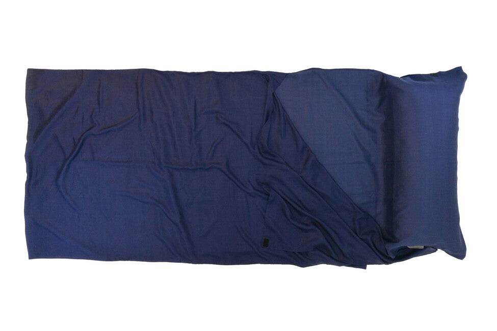 Origin Outdoors Μεταξωτό Επένδυμα Υπνόσακου Ορθογώνιας Μορφής, Royal Blue