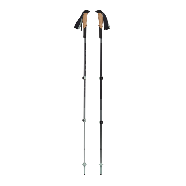 Black Diamond Pursuit Shock Μπατόν Πεζοπορίας, steel grey-foam green
