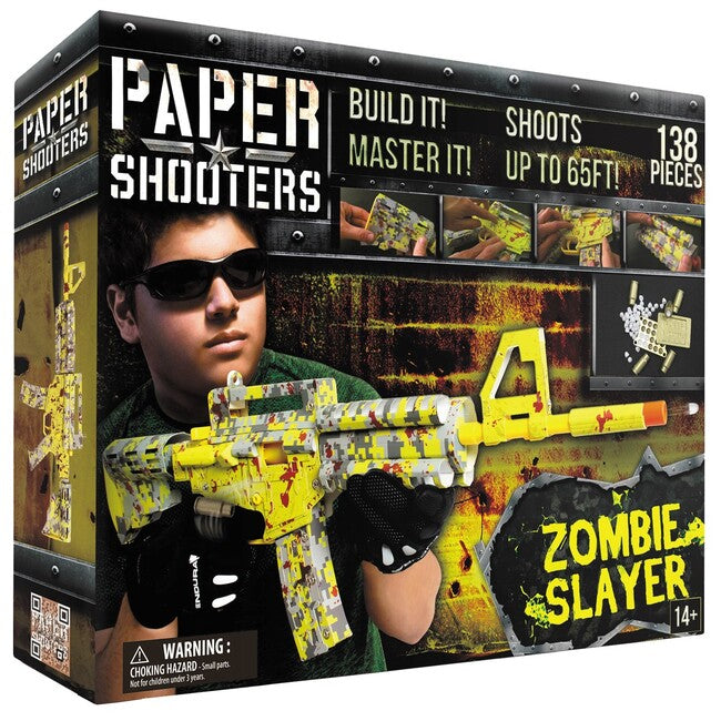 PAPER SHOOTERS Zombie Slayer αναδιπλούμενο σύνολο όπλου