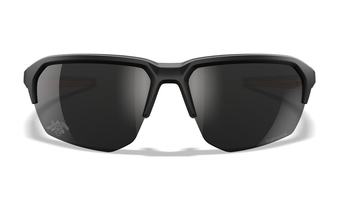 Wiley X Jakl Γυαλιά Ηλίου, Captivate Black Mirror/Matte Black/Red