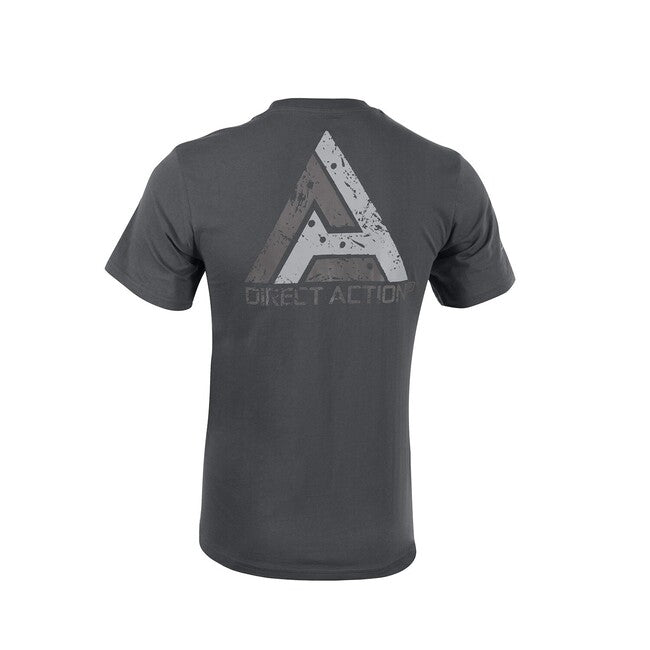 Direct Action® Logo D.A. PL Flag Μπλουζάκι Cotton #1, Shadow Grey