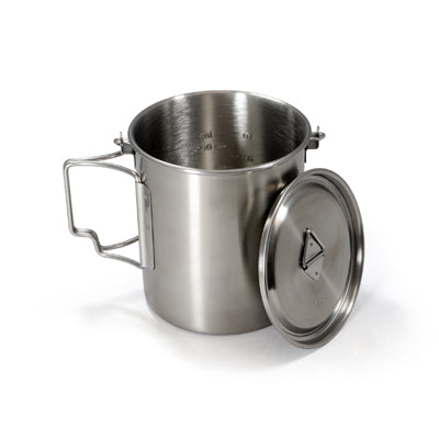 Origin Outdoors Κατσαρόλα Camping 2 σε 1 εξωτερική 0,75 L