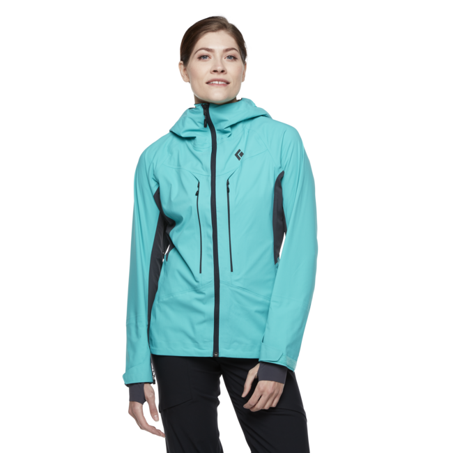 Black Diamond Dawn Patrol Hybrid Shell μπουφάν ενδιάμεσο γυναικείο, dark patina