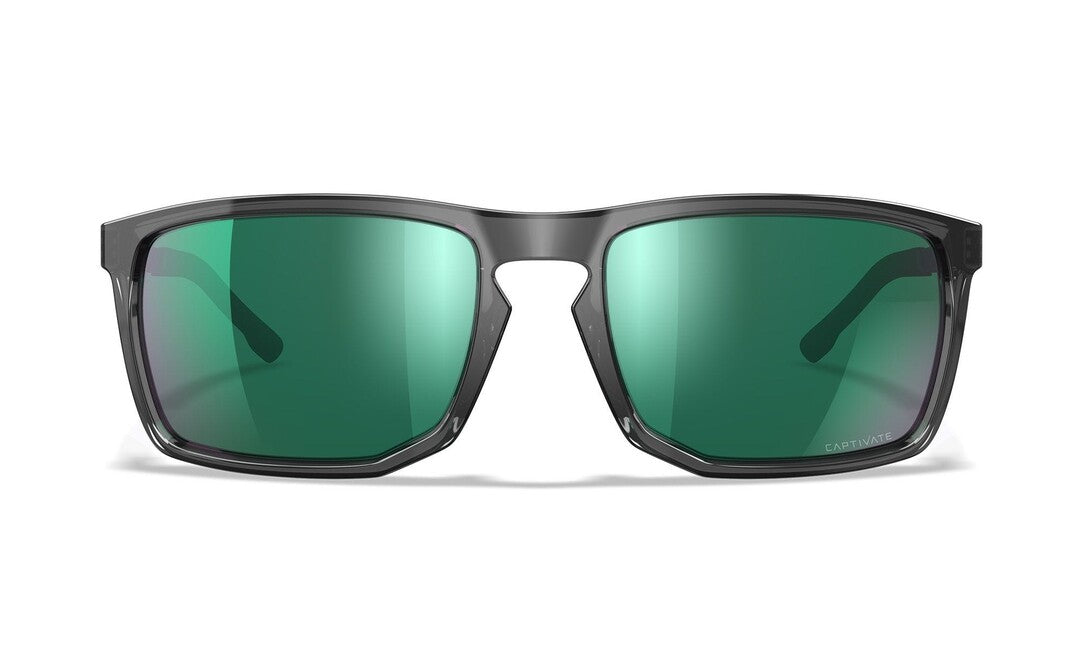Wiley X Axe Γυαλιά Ηλίου Captivate Polarized Green Mirror/ Gloss Crystal Grey