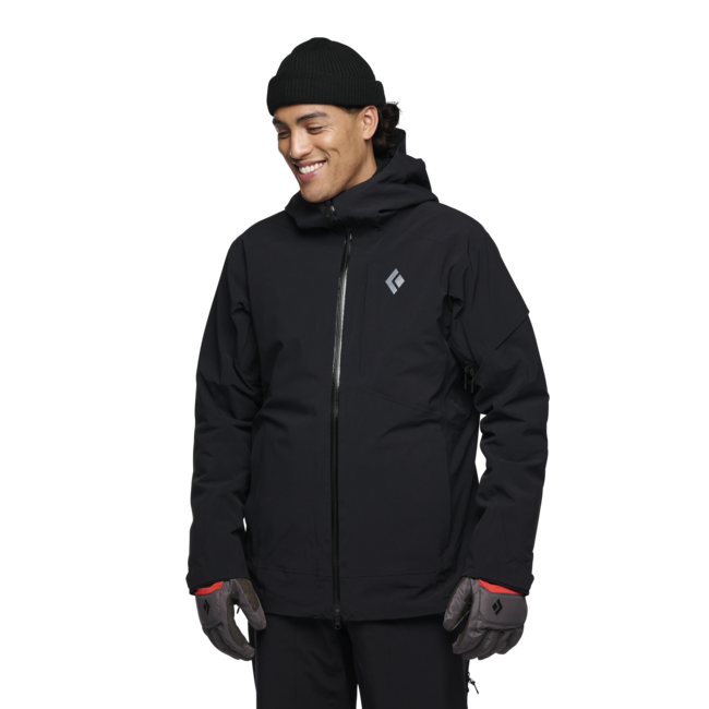 Black Diamond Recon Insulated Shell αδιάβροχο μπουφάν ανδρικό, μαύρο
