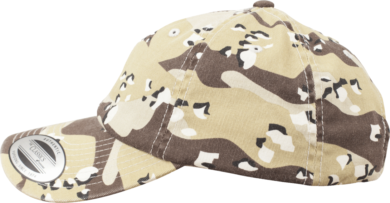 Brandit Low Profile Camo Καπέλο με Γείσο, Πλυμένο Εφέ, 6-Color Desert