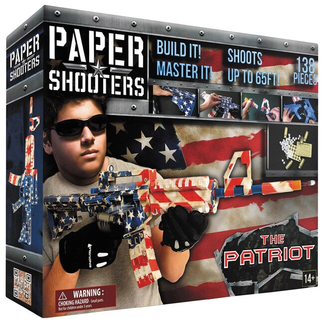 PAPER SHOOTERS Patriot Σύνολο Αναδιπλούμενο Όπλο