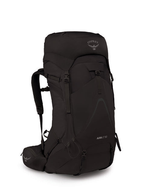 OSPREY AURA AG LT 50 σακίδιο πλάτης τουρισμού, μαύρο