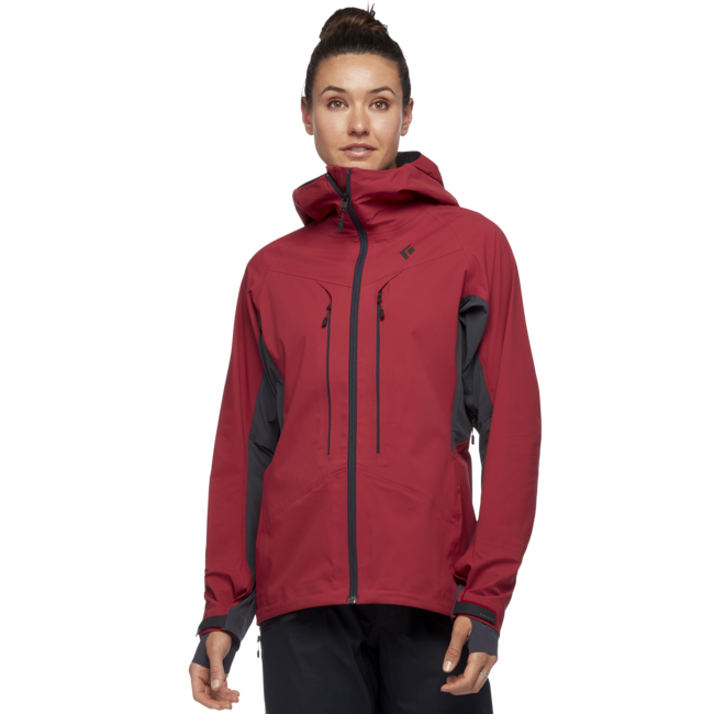 Black Diamond Dawn Patrol Hybrid Shell μπουφάν μεταβατικό γυναικείο, wild rose
