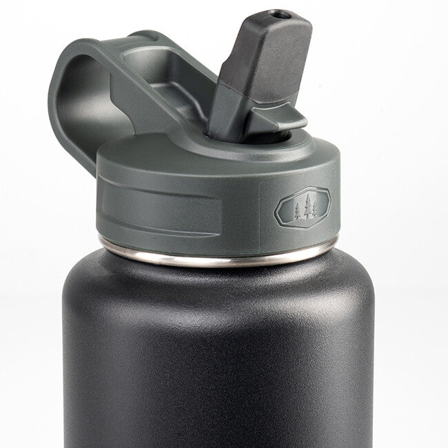GSI Outdoors Insulated Wide Mouth Straw Top αντικατάστασης βιδωτό καπάκι με ανοιγόμενο καλαμάκι για θερμός φιάλες