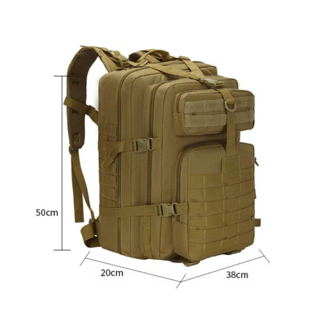 DRAGOWA Σακίδιο Πλάτης Tactical 3P, Μαύρο