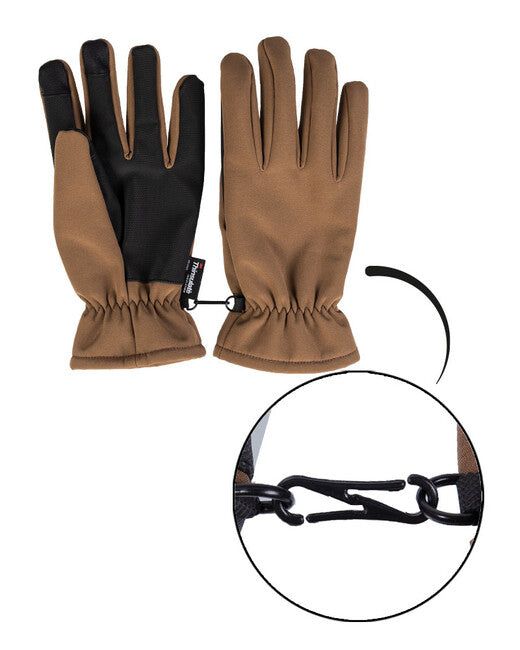 Mil-Tec Γάντια Softshell Thinsulate™, σκούρο coyote