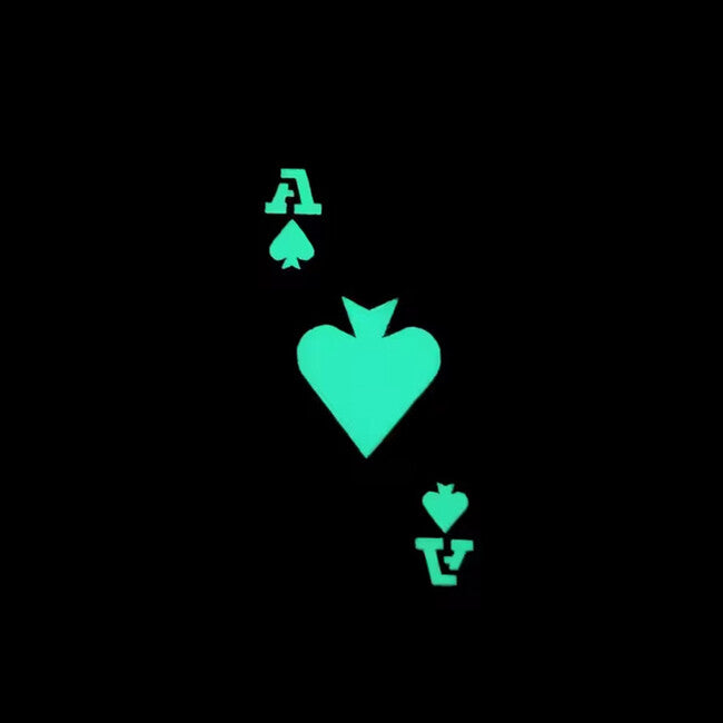 WARAGOD Κάρτες Poker Ace of Spades Σήμα, Λαδί