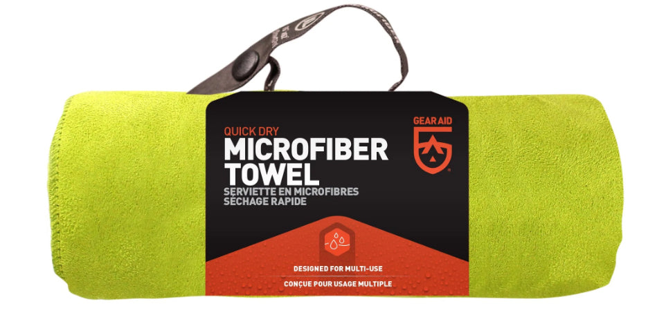 GearAid Microfiber Πετσέτα, Μικροΐνα με Αντιμικροβιακή Επεξεργασία, Ναυτικό Πράσινο, 50 x 100 cm