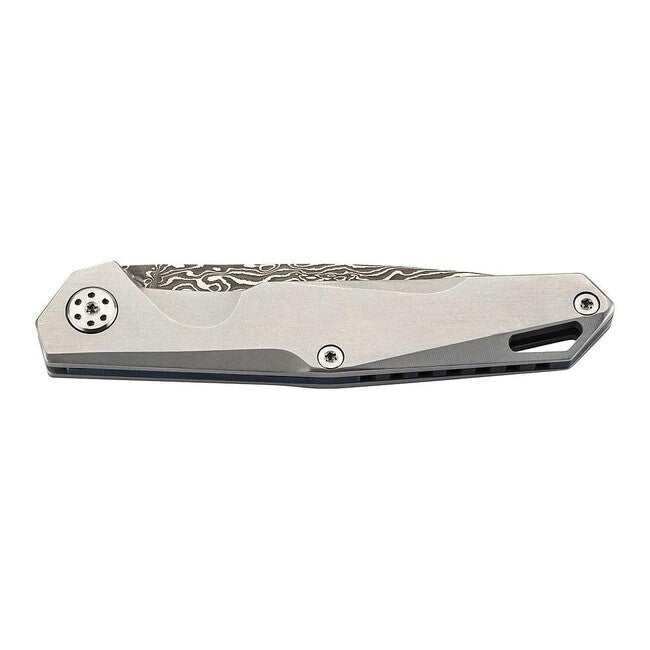 Herbertz Taschenmesser Μαχαίρι Τσέπης Λαιμού 6,2cm Damast, Ματ Ανοξείδωτο Χάλυβα