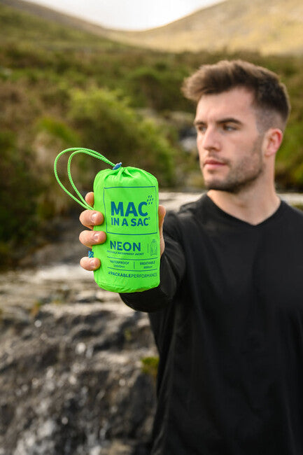 Mac in a Sac Origin 2 αδιάβροχο μπουφάν UNI, νέον πράσινο