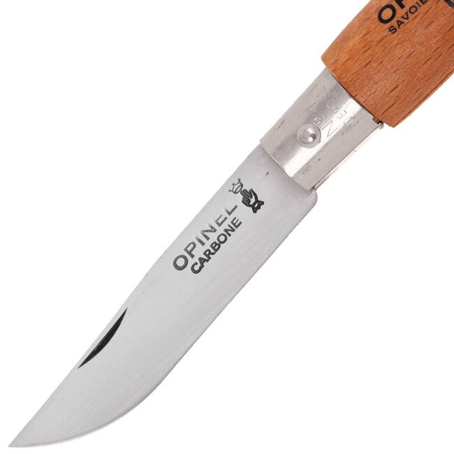 Opinel N°04 Αναδιπλούμενο Μαχαίρι Carbon Beech, Καφέ