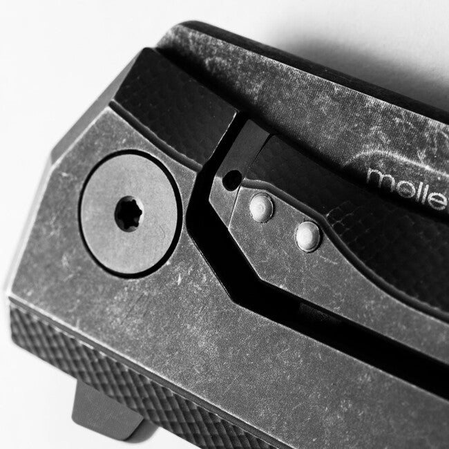 Lionsteel Myto MT01B hi-tech EDC Μαχαίρι Κλεισίματος Λάμα M390 με Κλιπ Μέσης, Ολόμαυρο με Λάμα Ατσάλι BW