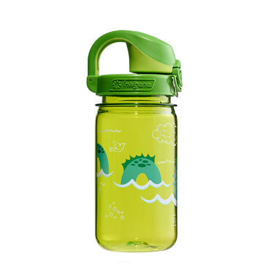 Nalgene Grip-n-Gulp Sustain Μπουκάλι Νερού Παιδικό, green nessie, 0,35 L