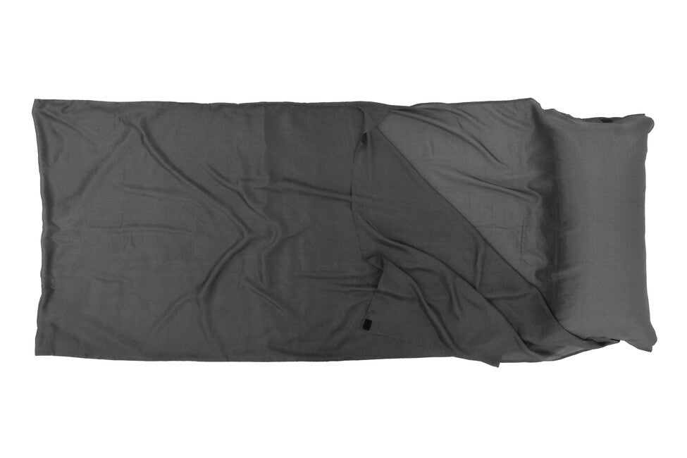 Origin Outdoors Ripstop Silk Ένθετο Σάκου Ύπνου ορθογώνιο, dark grey