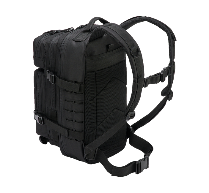 Brandit US Cooper Lasercut Σακίδιο Πλάτης Medium 25L, Μαύρο