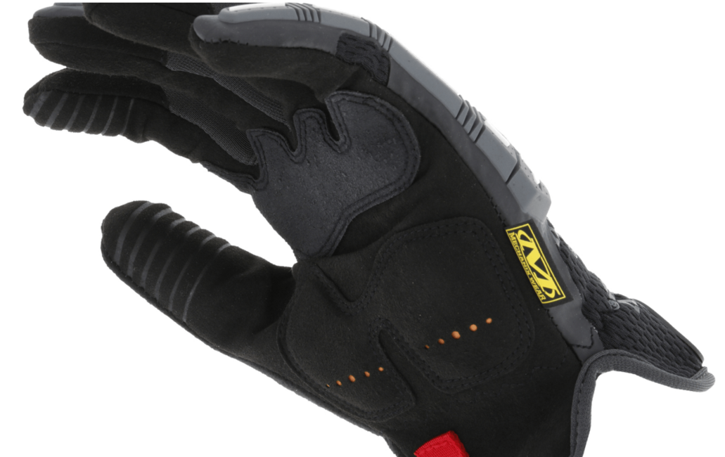 Mechanix M-Pact Open Cuff γάντια εργασίας, μαύρο/γκρι