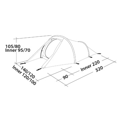 Robens Σκηνή Arch για 2 άτομα