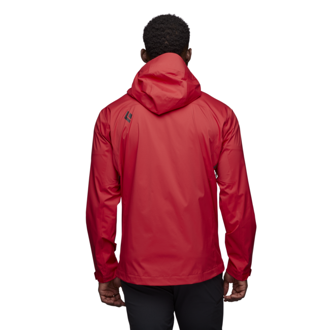 Black Diamond Stormline Stretch Rain Shell αδιάβροχο μπουφάν ανδρικό, carmine