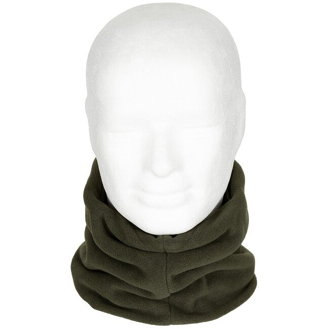 MFH Κασκόλ με Κάλυψη Κεφαλής Fleece, OD πράσινο