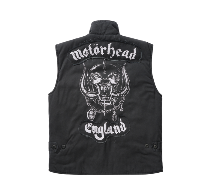 Brandit Motörhead Ranger αμάνικο γιλέκο, μαύρο
