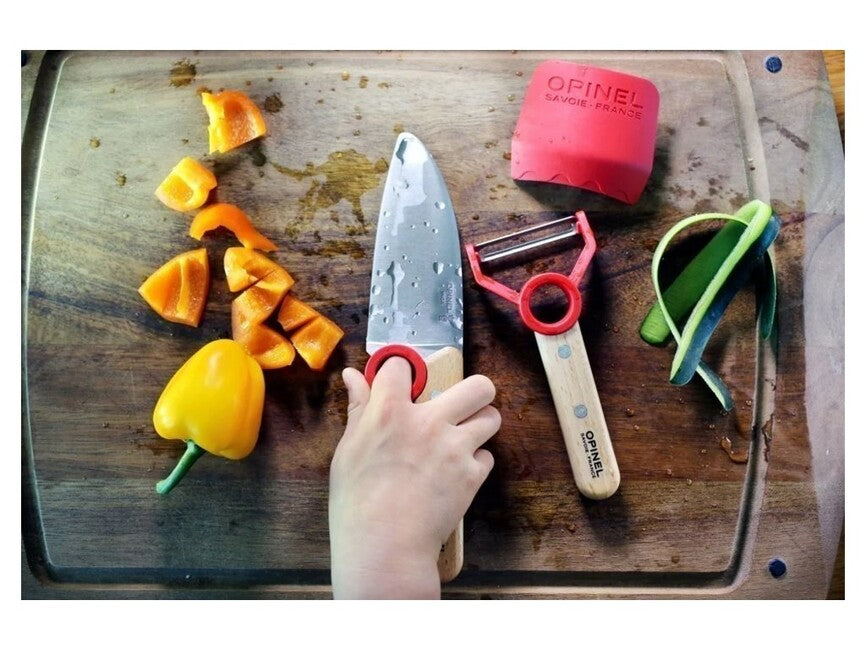 Opinel Le Petit Chef Σετ Μαγειρικής για Παιδιά, Κόκκινο