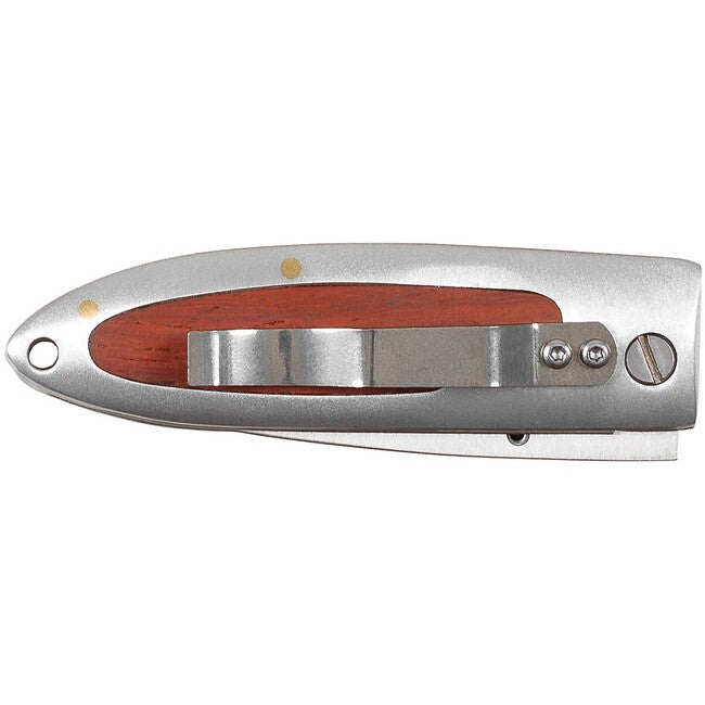 Fox Outdoor Jack Μαχαίρι Μονοχέρι, Ασημί, Ξύλινη Λαβή