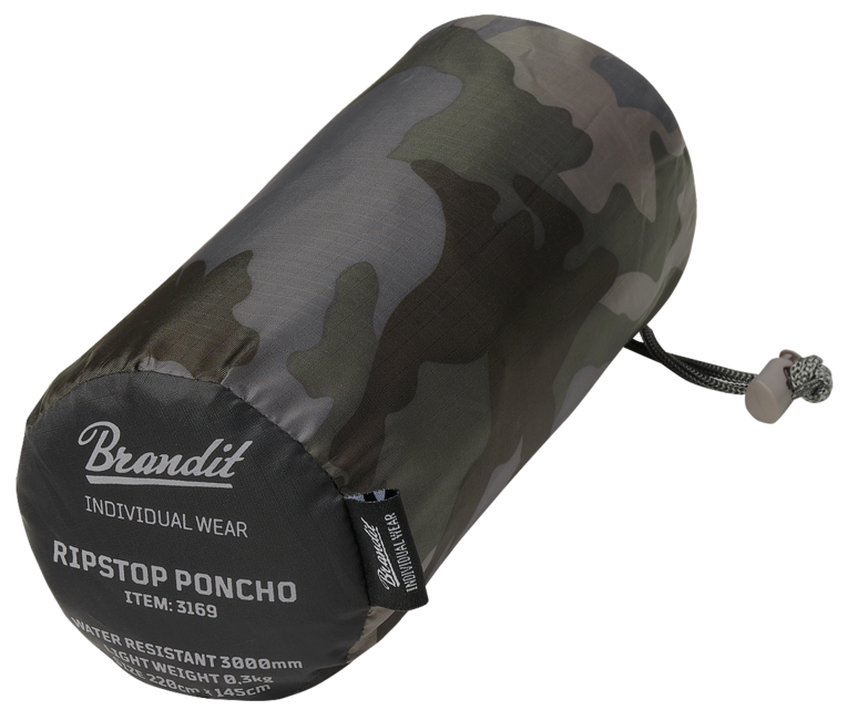 Brandit Ripstop Πόντσο, σκούρο camo