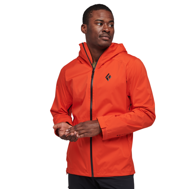 Black Diamond Stormline Stretch Rain Shell αδιάβροχο μπουφάν ανδρικό, octane