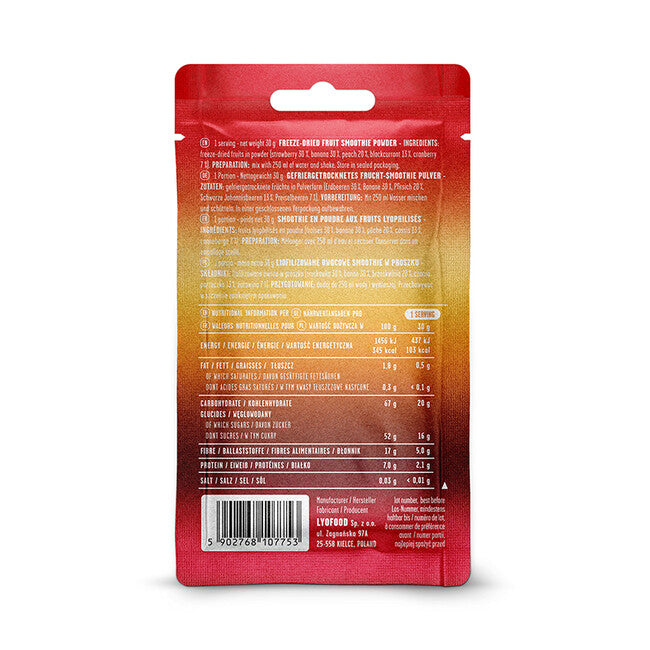 LYOfood Κόκκινο Smoothie 370g